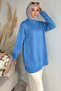Gülseli Crew Neck Slit Hijab Knitwear Tunic