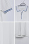 Men's Zippered Knitwear T-Shirt - 3