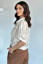 Women's Embroidered Shirt with Front Tie Detail - 4