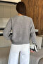 V-Neck Front Buttoned Women's Knitted Sweater Cardigan - 4