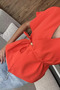 Double-Breasted Collar Waist Tie Sleeveless Short Jacket - 3