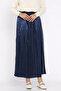Elastic Waist Stoned Hijab Skirt