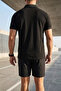 Men's Polo Collar Half Zipper T-Shirt - 2