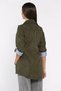 Women's Waist Lace-Up Lined Trench Coat - 3