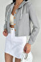Gülseli Women's Hooded Stripe Patterned Sports Shirt