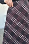 Plaid Patterned Hijab Skirt with Elastic Waist - 2