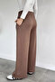 Women's Pleated Sweatpants with Elastic Waist - 3