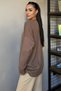 Heart Embroidered Women's Knitwear Sweater - 4