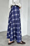 Women's Plaid Patterned Hijab Skirt - 4