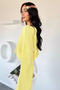 V-Neck Crop Top Loose Knit Blouse - 4