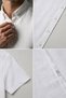 Men's Short Sleeve Linen Shirt - 4