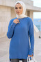 Gülseli Crew Neck Hijab Knitwear Tunic