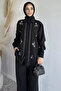 Women's Bead Embroidered Hijab Shirt and Pants Two-Piece Set - 2