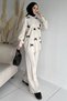 Women's Bow Detailed Hijab Shirt and Pants Two-Piece Set