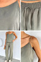 Rope Strap Blouse and Pants Double Set - 3