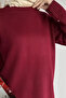 Gülseli Crew Neck Slit Hijab Knitwear Tunic - 4