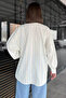 Women's Stripe Patterned Double Pocket Shirt - 3