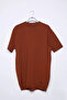 Men's Crew Neck Patterned Knitwear T-Shirt - 4