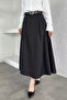 Waist Belted Pocketless Hijab Skirt - 2