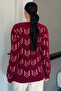 Women's Soft Yarn Bearded Knitwear Jacket - 4