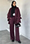 Gülseli Sleeve Ruffled Tunic Elastic Waist Pants Hijab Double Set