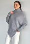 Women's High-Neck Knit Sweater - 2