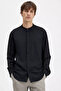 Men's Judge Collar Long Sleeve Shirt - 5