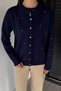Women's Heart Embroidered Knitwear Cardigan (Available in S-M-L) - 3
