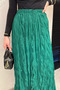 Elastic Waist Crinkle Voile Hijab Skirt - 3