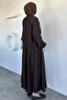 Front Ruffled Skirt and Blouse Combination Hijab Two-Piece Set - 3