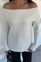 Women's Madonna Collar Self-Line Patterned Knitwear Blouse - 3