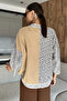 Women's Self-Patterned Knitwear Sweater - 3