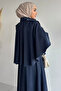 Jacket with Cape and Belt, Skirt, Hijab, Two-Piece Set - 6