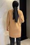 Stone Detailed Floral Embroidered Hijab Knitwear Cardigan - 4