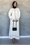 Women's Knitwear Skirt Cardigan Hijab Double Set (Available in S, M, L, XL) - 3
