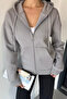Gülseli Women's Three-Thread Shaded Hooded Sweatshirt