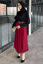 Belted Hijab Chiffon Skirt - 3