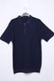 Men's Polo Collar Half Zip Knitwear T-Shirt - 4