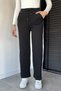Women's High Waist Side Stripe Elastic Waist Palazzo Sweatpants - 3