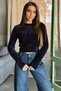Crew Neck Soft Yarn Stoned Women's Knitwear Sweater