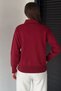 Gülseli Women's Polo Collar Knitwear Blouse with Scarf and Brooch - 4