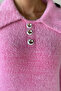 Shirt Collar Buttoned Fleece-Lined Knitwear Sweater (Available in Sizes S, M, L, XL) - 4
