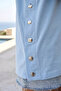 Oversize T-Shirt with Side Snap Buttons (Fits S-M-L-Xl) - 4