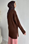 Gülseli Crew Neck Slit Hijab Knitwear Tunic - 3
