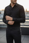 Men's Long Sleeve Lycra Oversize Shirt - 2