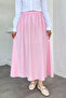 Hijab Skirt with Elastic Waist and Pockets - 2