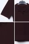 Men's Polo Collar Patterned Knitwear T-Shirt - 3