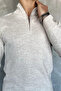 Men's Knitwear Sweater with Front Zipper Detail - 4