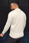 Polo Neck Half Zip Men's Knitwear Sweater - 3