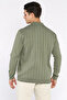 Polo Neck Half Zip Men's Knitwear Sweater - 3